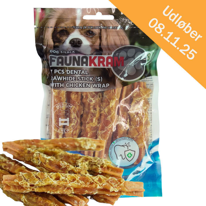 Faunakram Rawhide Dental Stick, Small Breed | Datovare