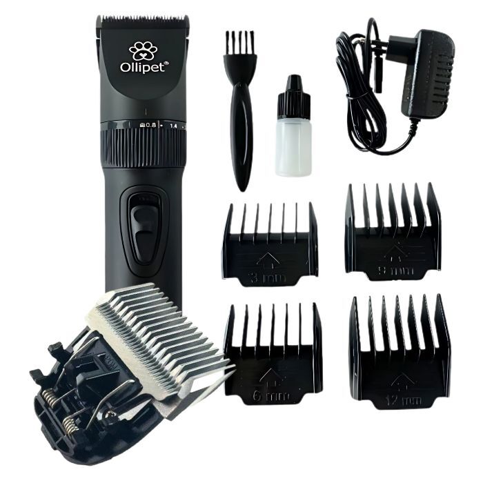 Pakketilbud | Ollipet Ceramic Pro Clipper m. Ekstra Skær i valgfri længde